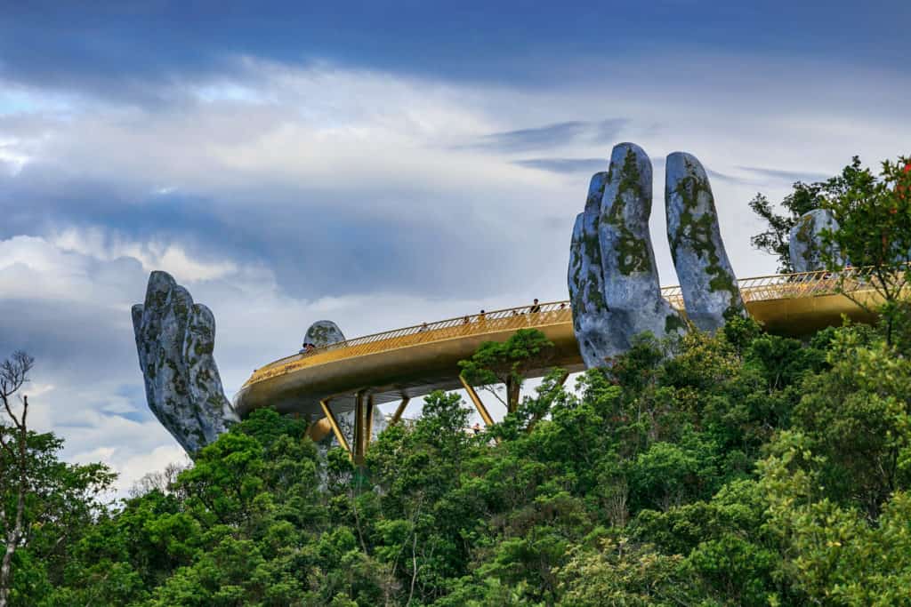 golden bridge ba na hills tour from chan may port