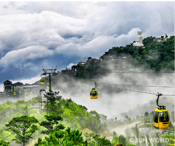 Sun World Ba Na Hills là khu du lịch có hệ thống cáp treo hàng đầu thế giới năm 2019