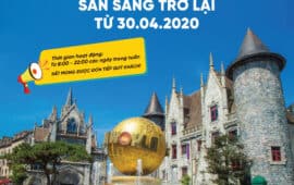 SUN WORLD BA NA HILLS REOPENS FROM APRIL 30, 2020