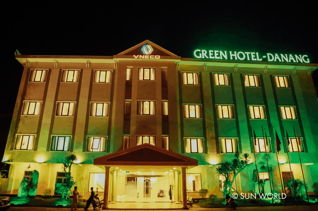 Không gian hiện đại của Green Hotel Da Nang