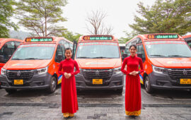 Khai trương tuyến xe buýt từ sân bay Đà Nẵng đến Sun World Ba Na Hills
