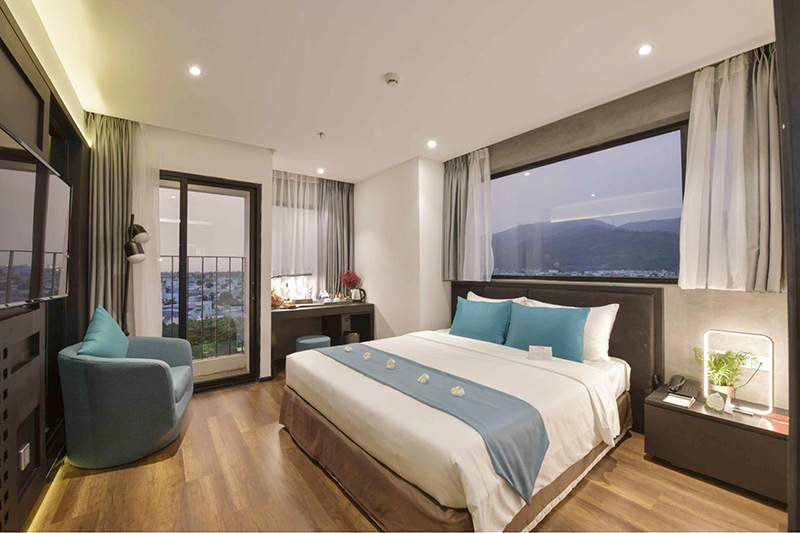 Phòng nghỉ tại The Code Hotel & Spa Da Nang