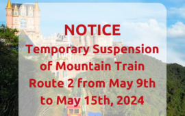 [NOTICE]_Temporary Suspension of Mountain Train Route 2 from May 9th to May 15th, 2024