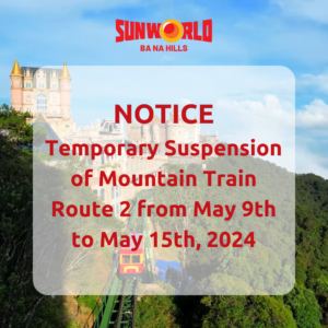 [NOTICE]_Temporary Suspension of Mountain Train Route 2 from May 9th to May 15th, 2024