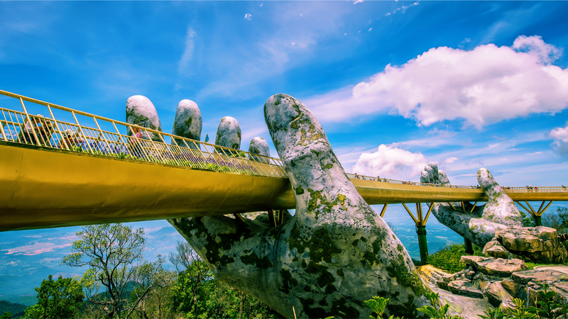 The Idea Of The Hands Of The Golden Bridge