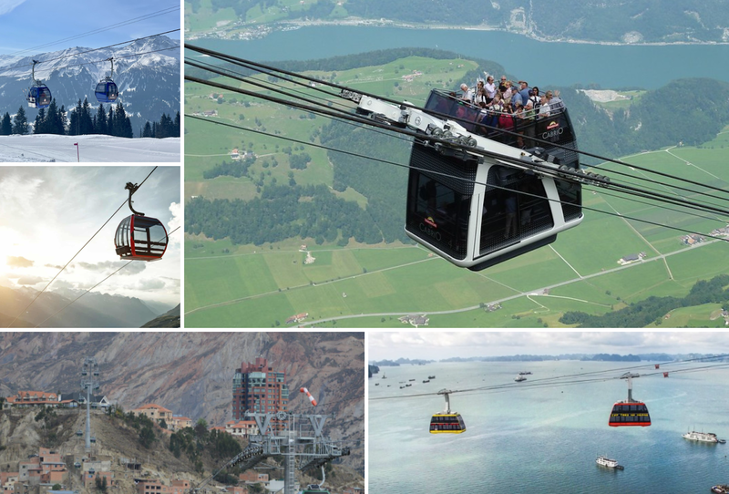 Typical Cable Car Works Of Doppelmayr And Cwa