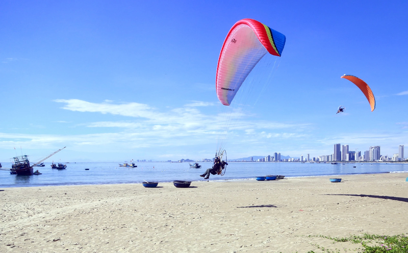 Visitors Experience Paragliding
