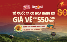 Sun World Ba Na Hills ưu đãi hơn 40% cho khách Việt dịp Tết Độc lập 2/9